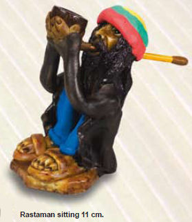 Brazil Rasta Man Sitting Pipe